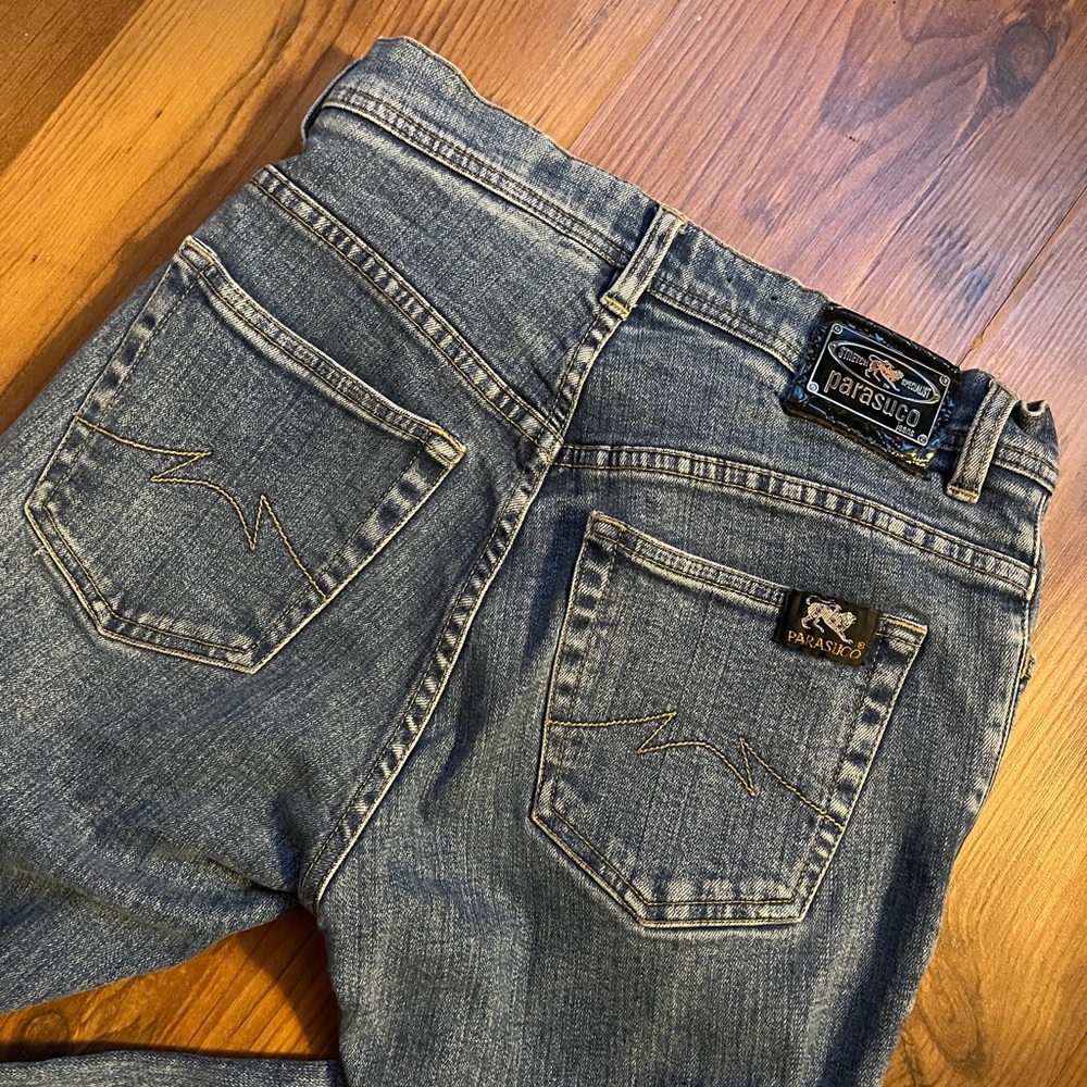 Vintage Parasuco Bootcut Flare Denim Blue Women's Jeans
